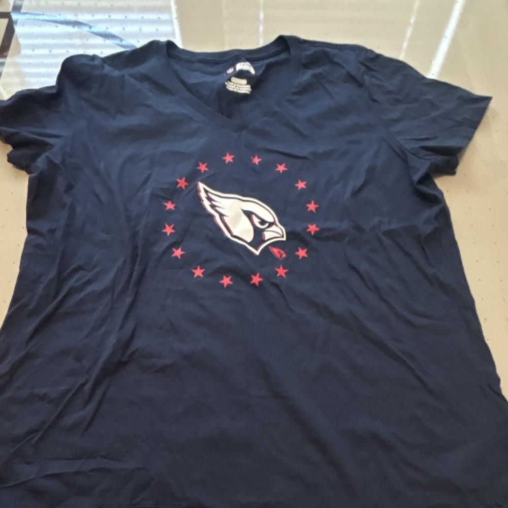 Team Apparel Arizona Cardinals Shirt Size XL Navy NFL Football